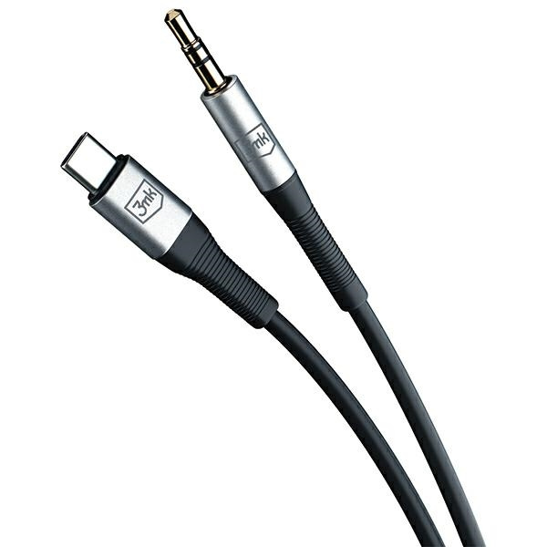 3MK AUX cable USB-C / jack 3.5mm 1m