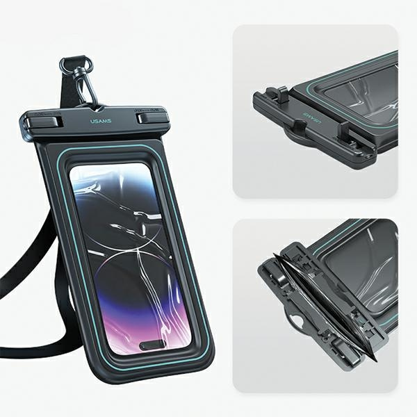 USAMS US-YD013 waterproof case 6.7" IP68 black