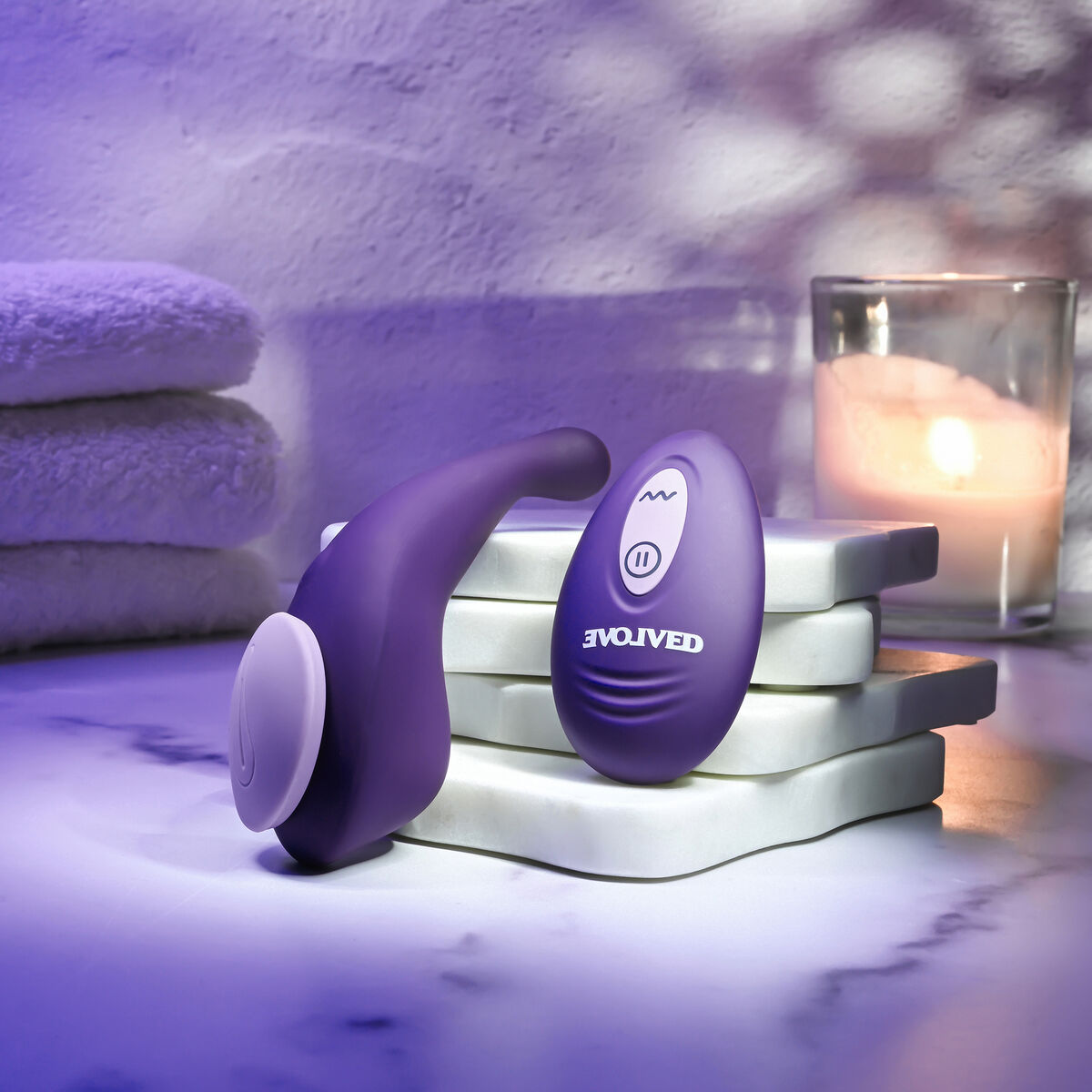 Vibrator Evolved Panty Party Purple Vibrator Evolved Panty Party Purple