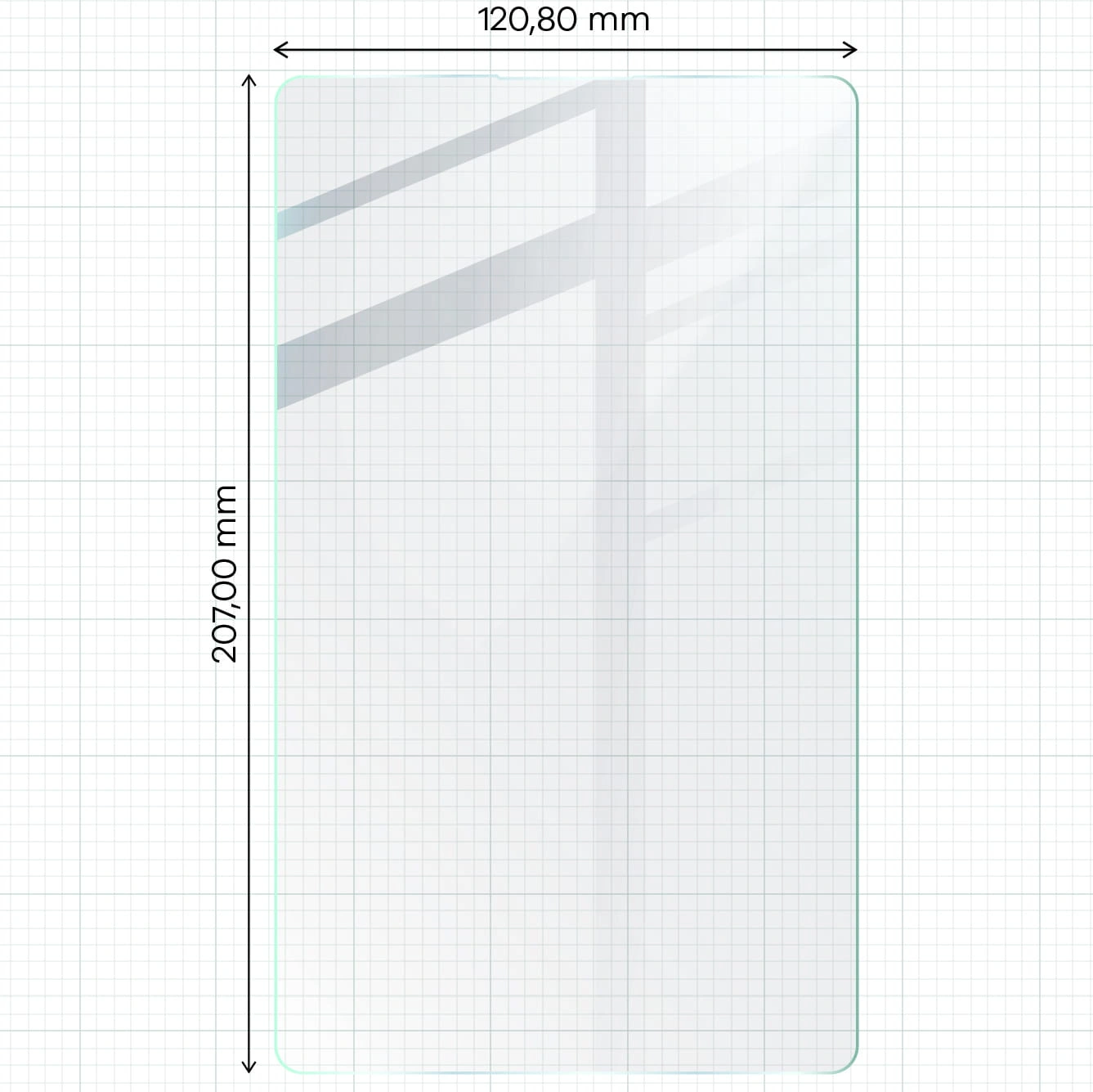 Bizon Glass Tab Clear Samsung Galaxy Tab A9 [2 PACK]