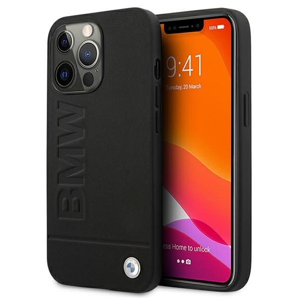 BMW BMHCP13XSLLBK Apple iPhone 13 Pro Max black hardcase Signature Logo Imprint