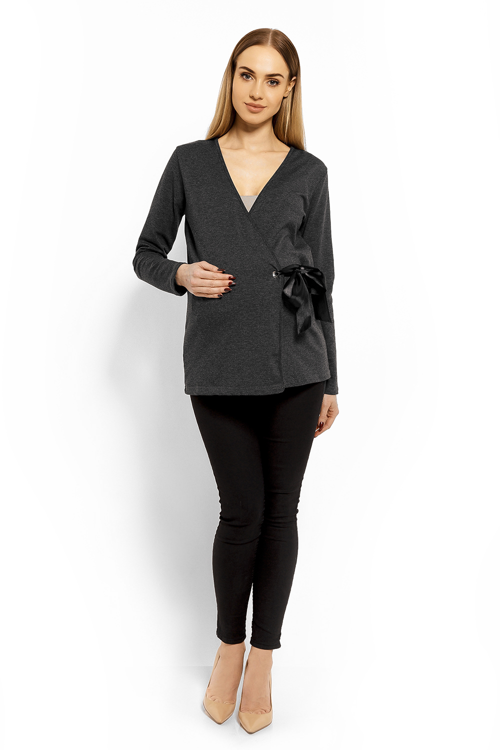  Blouse model 113237 PeeKaBoo  grey