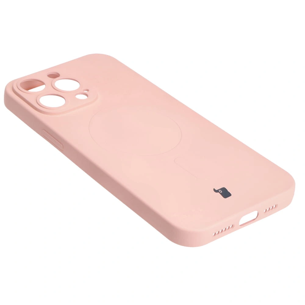 Bizon Case Silicone Magnetic Apple iPhone 14 Pro Max light pink