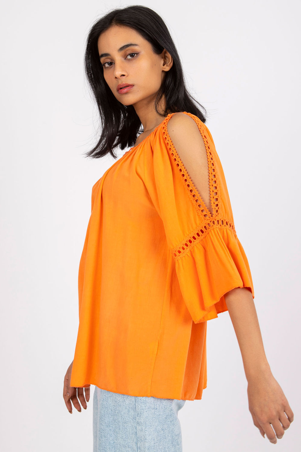  Blouse model 165899 Och Bella  orange