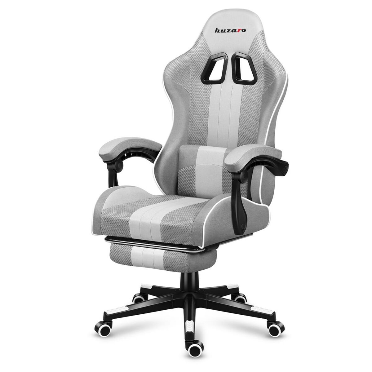 Gaming Chair Huzaro HZ-Force 4.7 White Mesh White Grey Gaming Chair Huzaro HZ-Force 4.7 White Mesh White Grey