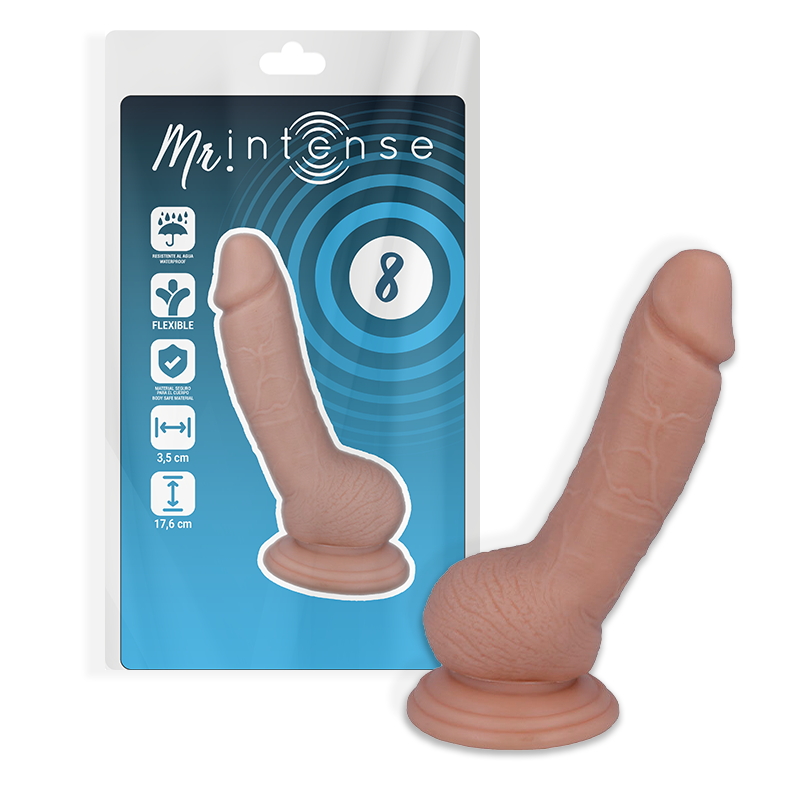 MR INTENSE - 8 REALISTIC COCK 17.6 -O- 3.5CM