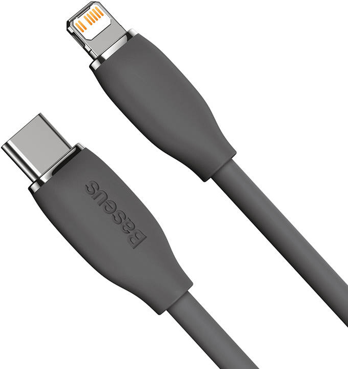 Baseus Jelly cable USB-C to Lightning, 20W, 1,2m (black)