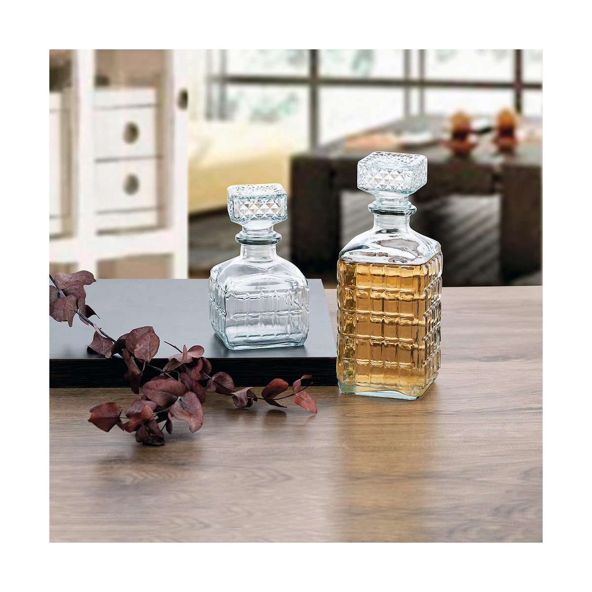 Glass Bottle Quid Liqueur (1 L)
