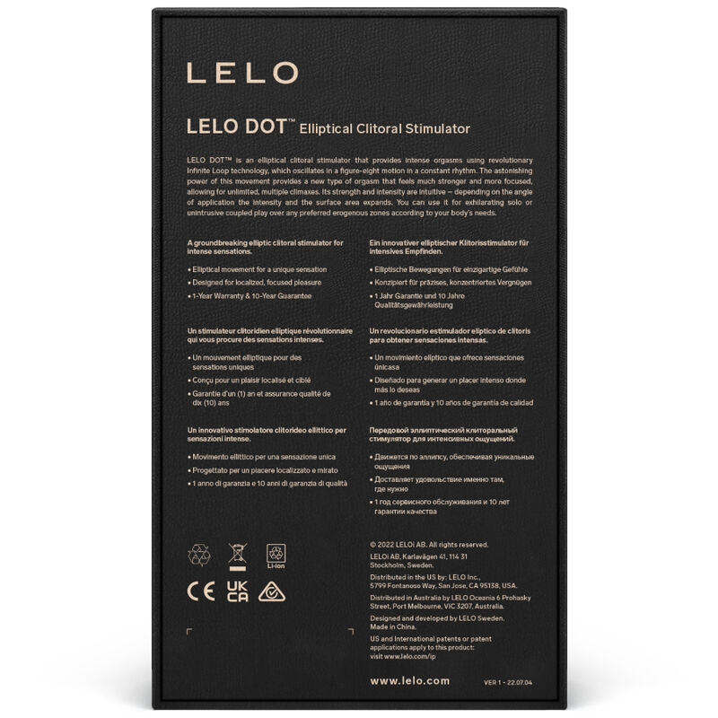 LELO DOT CLITORAL STIMULATOR - LILAC