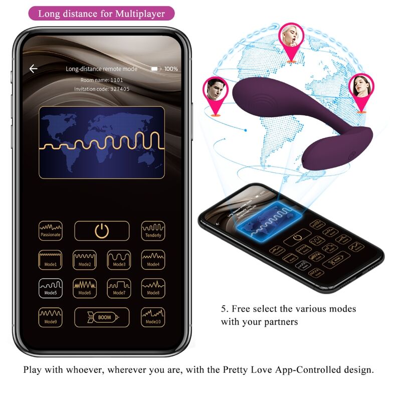 PRETTY LOVE - BAIRD G-SPOT 12 VIBRATIONS RECHARGEABLE LILA APP PRETTY LOVE - BAIRD G-SPOT 12 VIBRATIONS RECHARGEABLE LILA APP