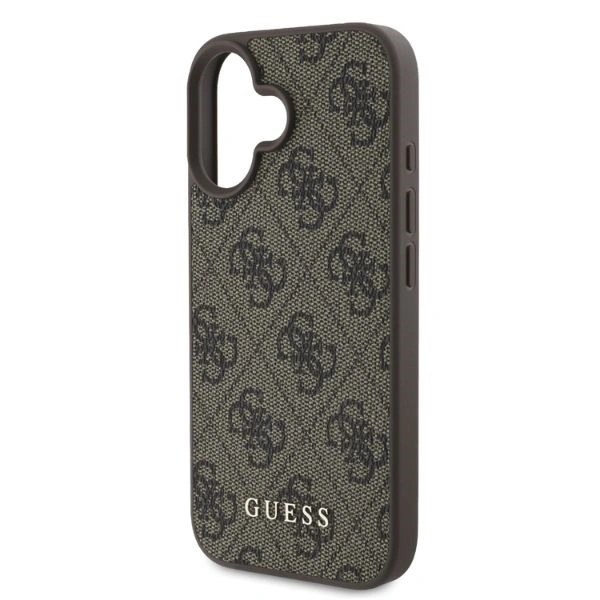 Case Guess GUHCP16SG4GFBR Apple iPhone 16 hardcase 4G Classic brown
