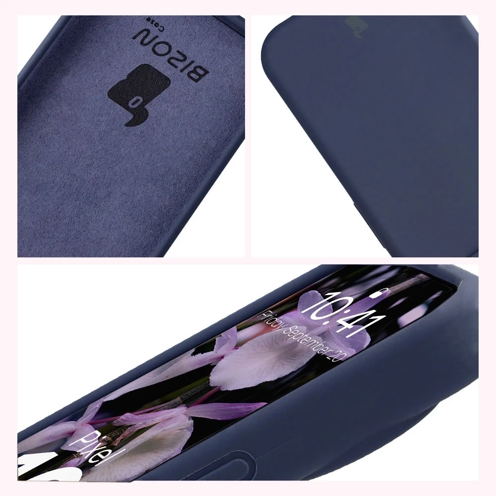 Silikonowe etui Bizon Soft Case do Google Pixel 10 / 10 Pro ciemnoniebieskie