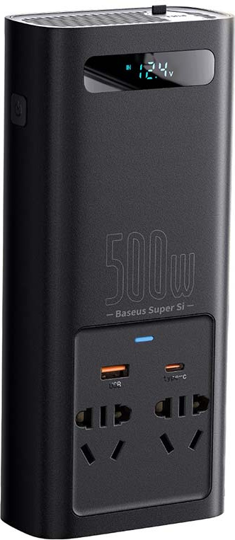 Baseus Power Inverter 500W (220V CN/EU) Black