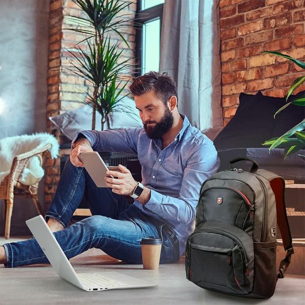 Laptop Backpack Port Designs HOUSTON Black Laptop Backpack Port Designs HOUSTON Black