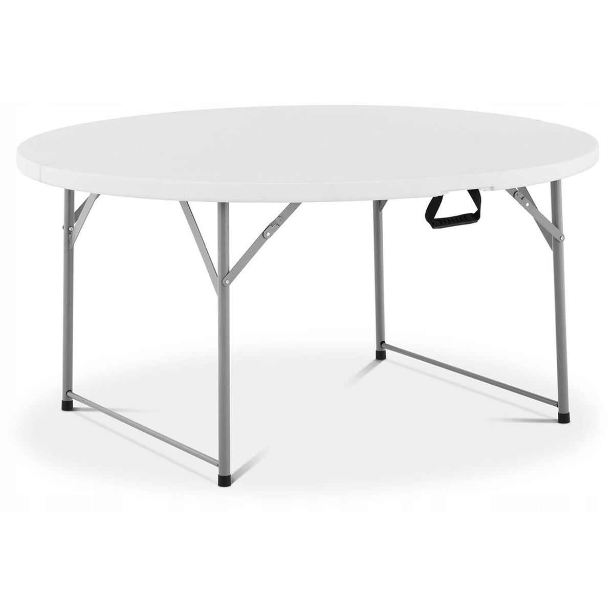 Marbueno Folding Table Resin White D.122x74 cm Catering, Beach & Camping 10530