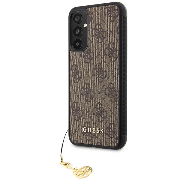 Guess GUHCSA34GF4GBR Samsung Galaxy A34 5G brown hardcase 4G Charms Collection