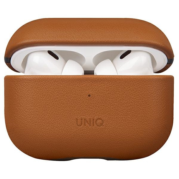 UNIQ Terra Apple AirPods Pro 2 Genuine Leather toffee brown