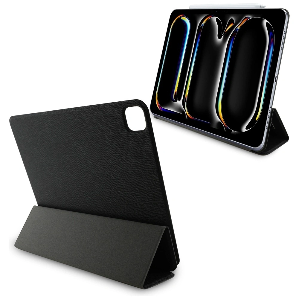 Karl Lagerfeld KLFC13PM24SAKCK Apple iPad Pro 13" 2024 (7 gen) Book Cover Saffiano Magnetic Karl &Choupette black