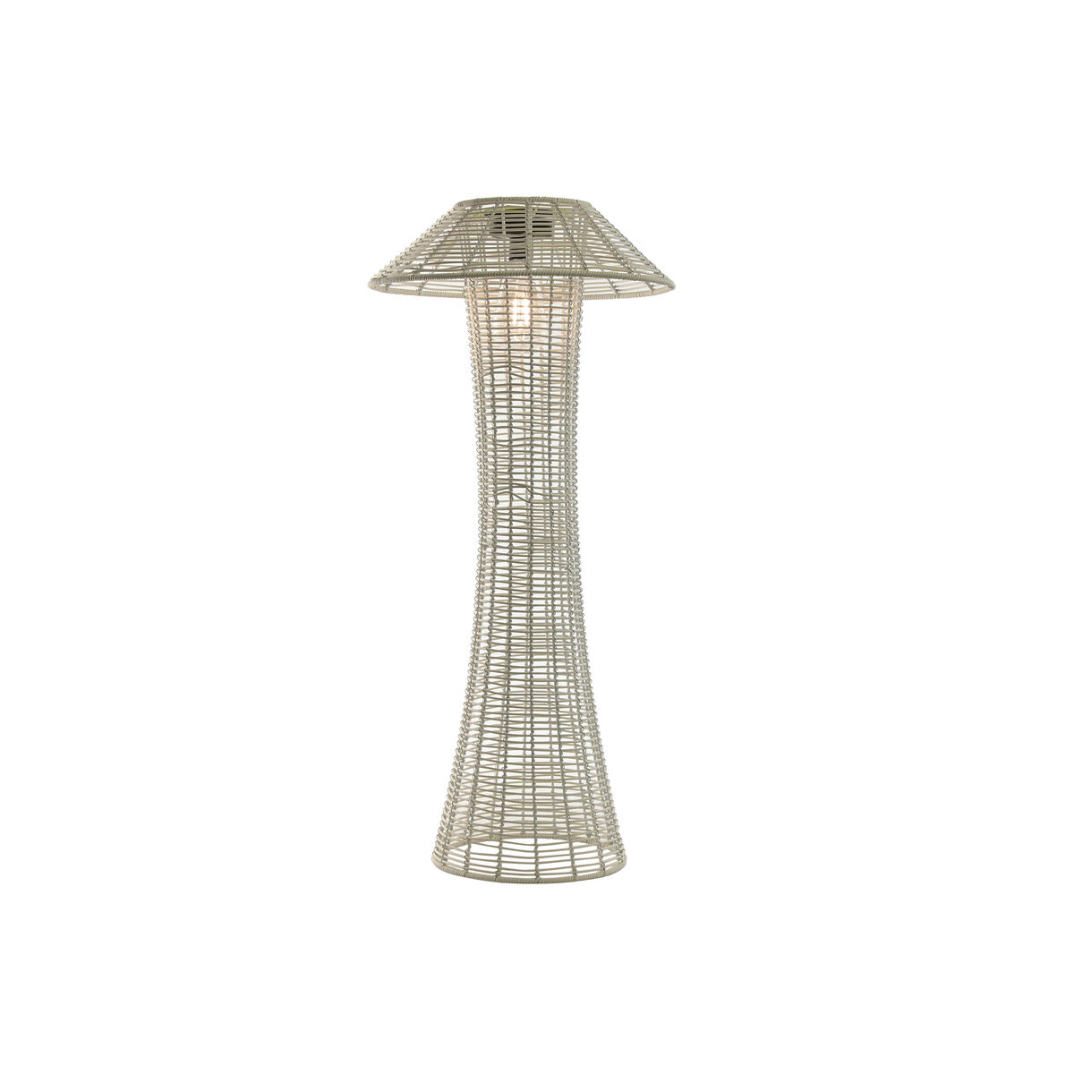 Solar lamp Home ESPRIT White 35 x 35 x 76 cm