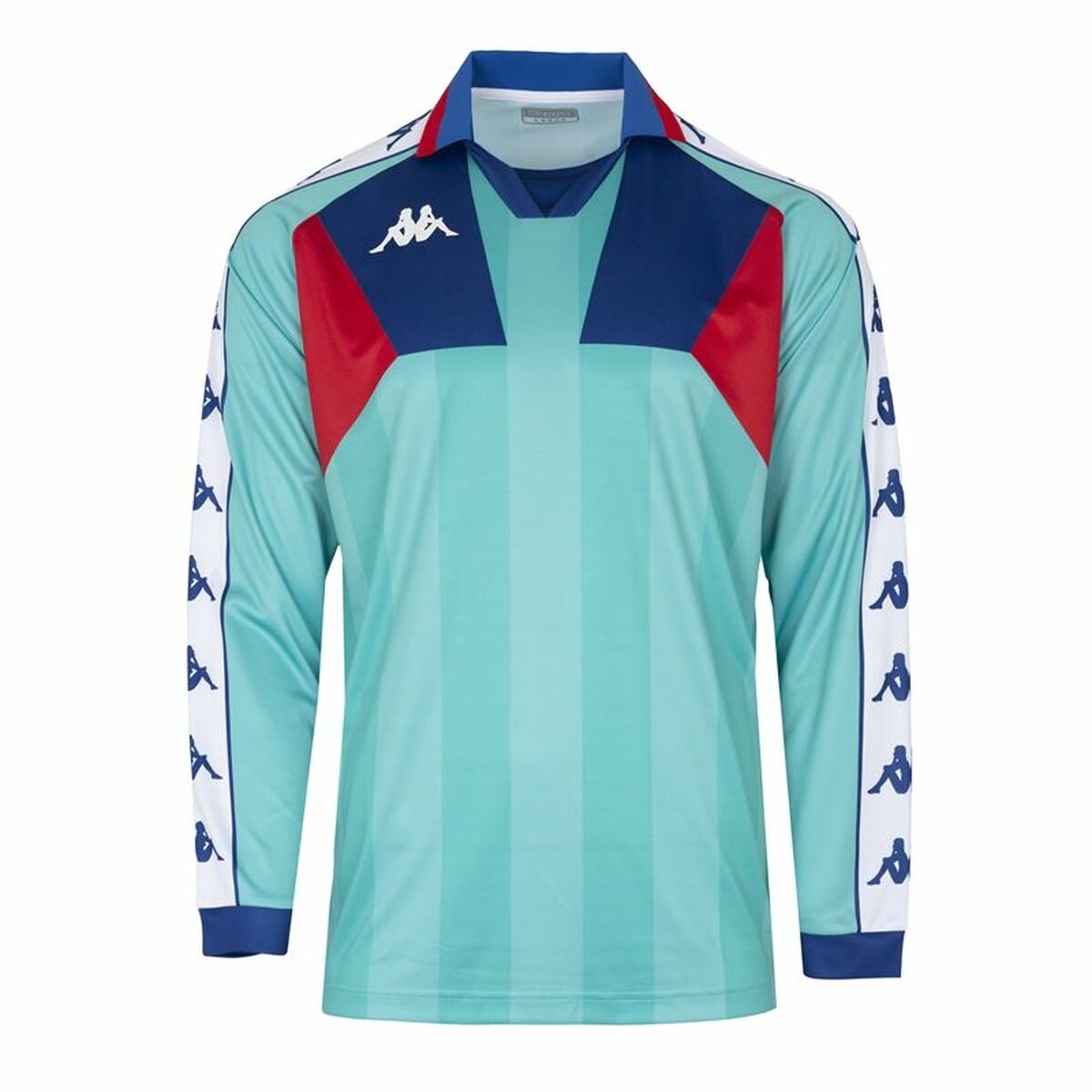 Men's Short-sleeved Football Shirt Kappa Amario Blue Red