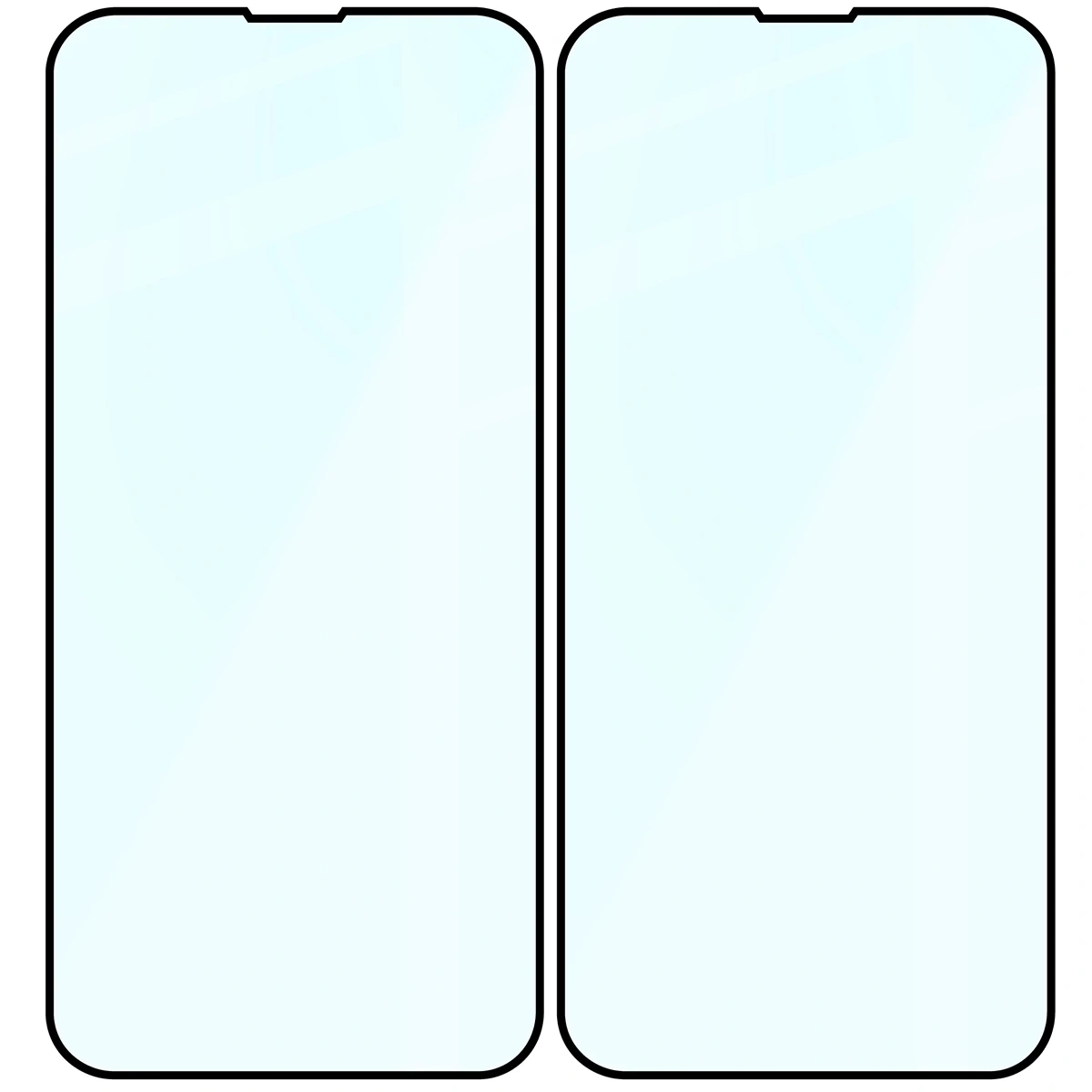 Szkło hartowane Bizon Glass Edge Duo do Apple iPhone 13 Pro Max czarna ramka [2 PACK]