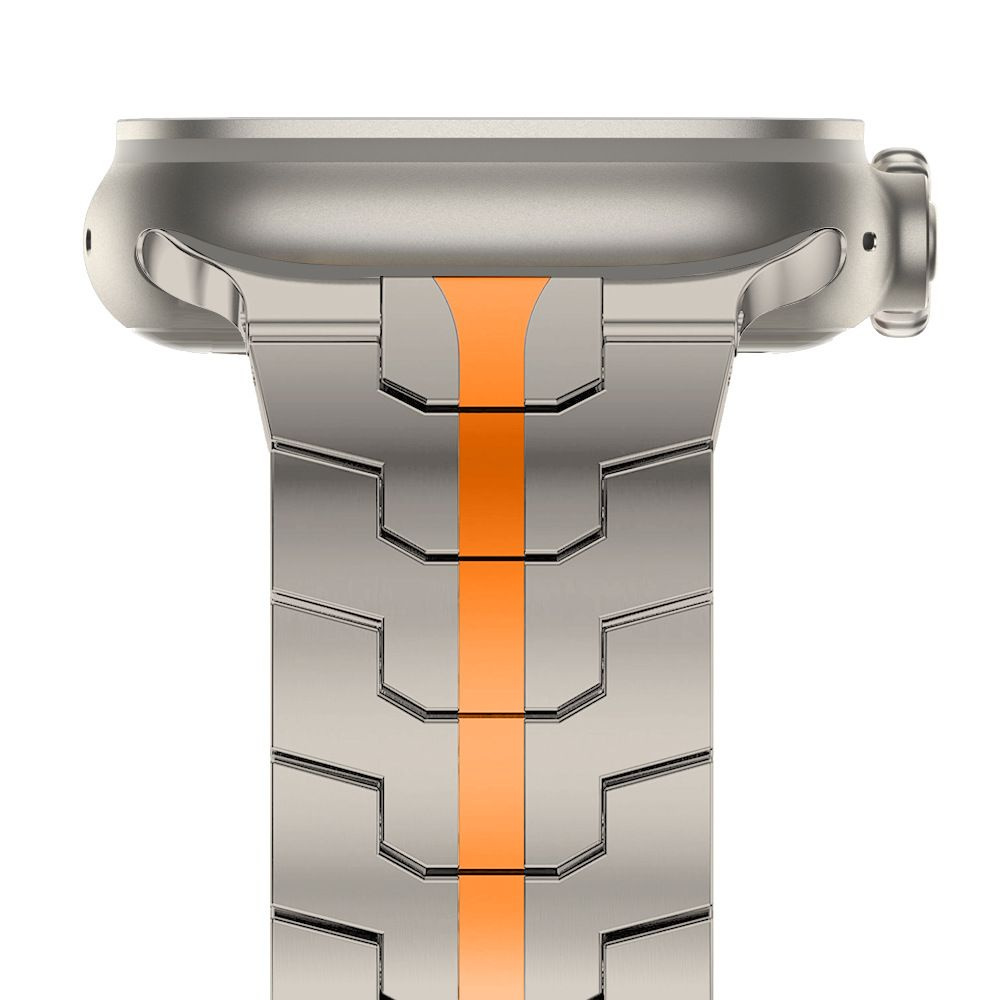 Tech-Protect Stainless Line Apple Watch 4/5/6/7/8/9/SE/Ultra 1/2 42/44/45/49mm titanium/orange