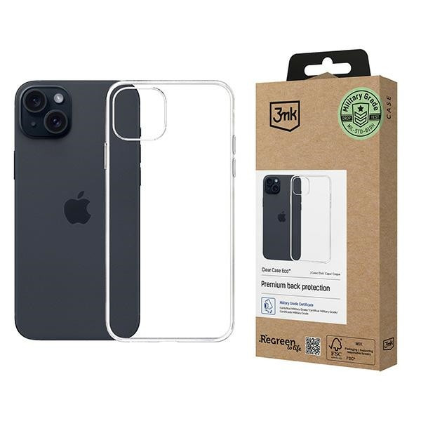 Etui 3MK ClearCase Eco do Apple iPhone 15 Plus