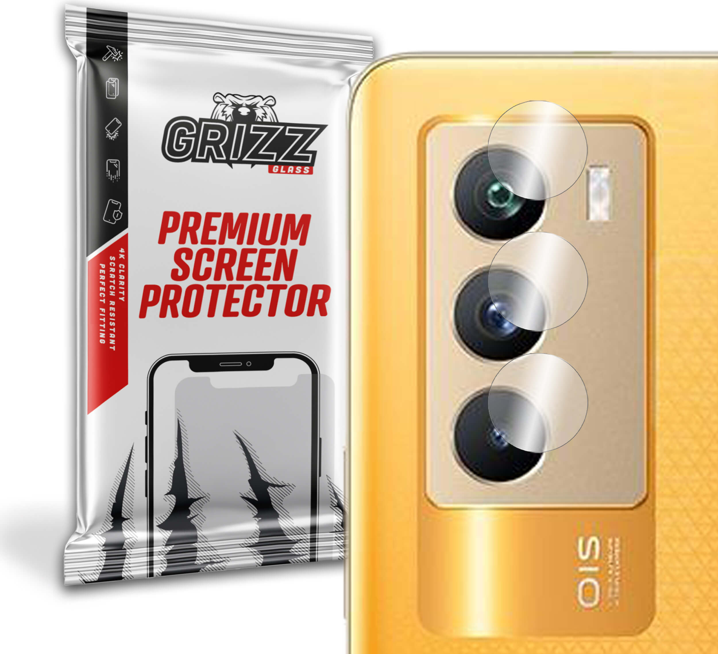 GrizzGlass HybridGlass Camera Vivo IQOO Neo 5S 5G