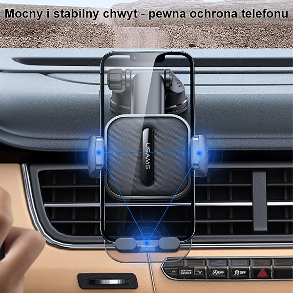 USAMS Dashboard Car Mount Holder black (US-ZJ072)