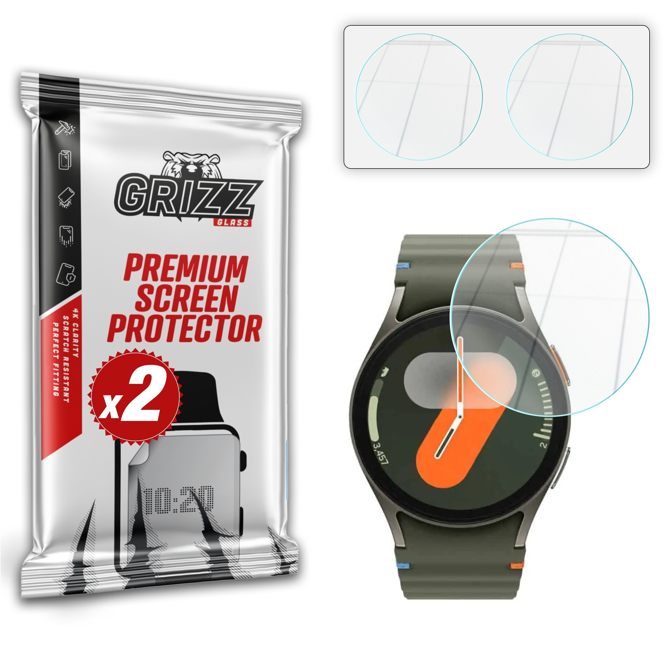 GrizzGlass HybridGlass Samsung Galaxy Watch7 40mm