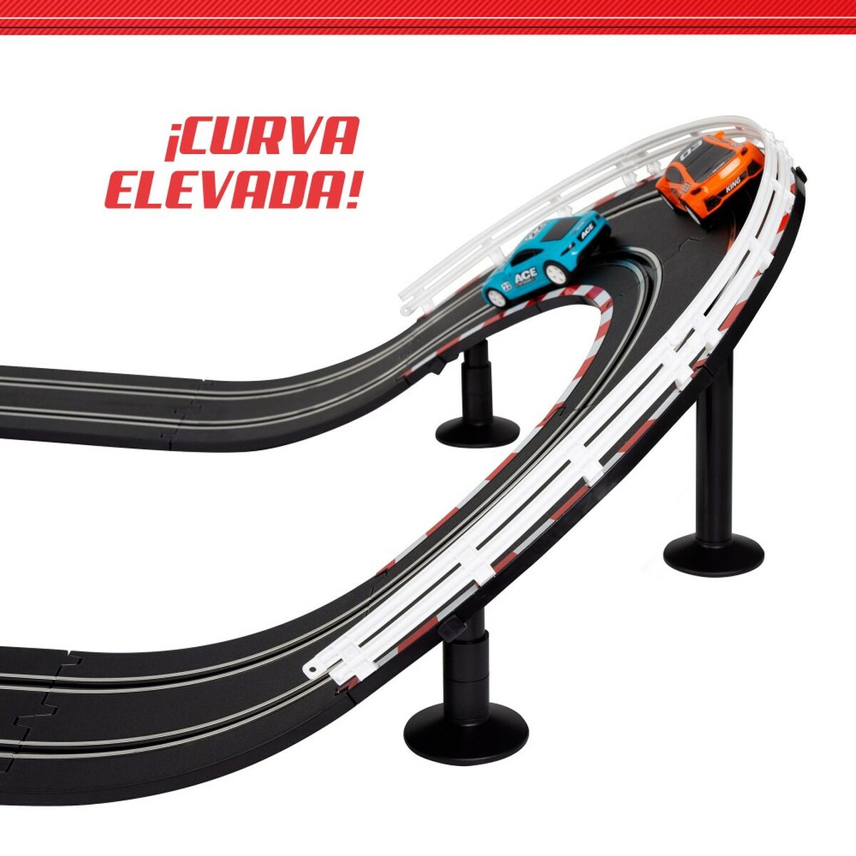 Racetrack Speed & Go 2 cars 165 x 24,5 x 95 cm 2 Units