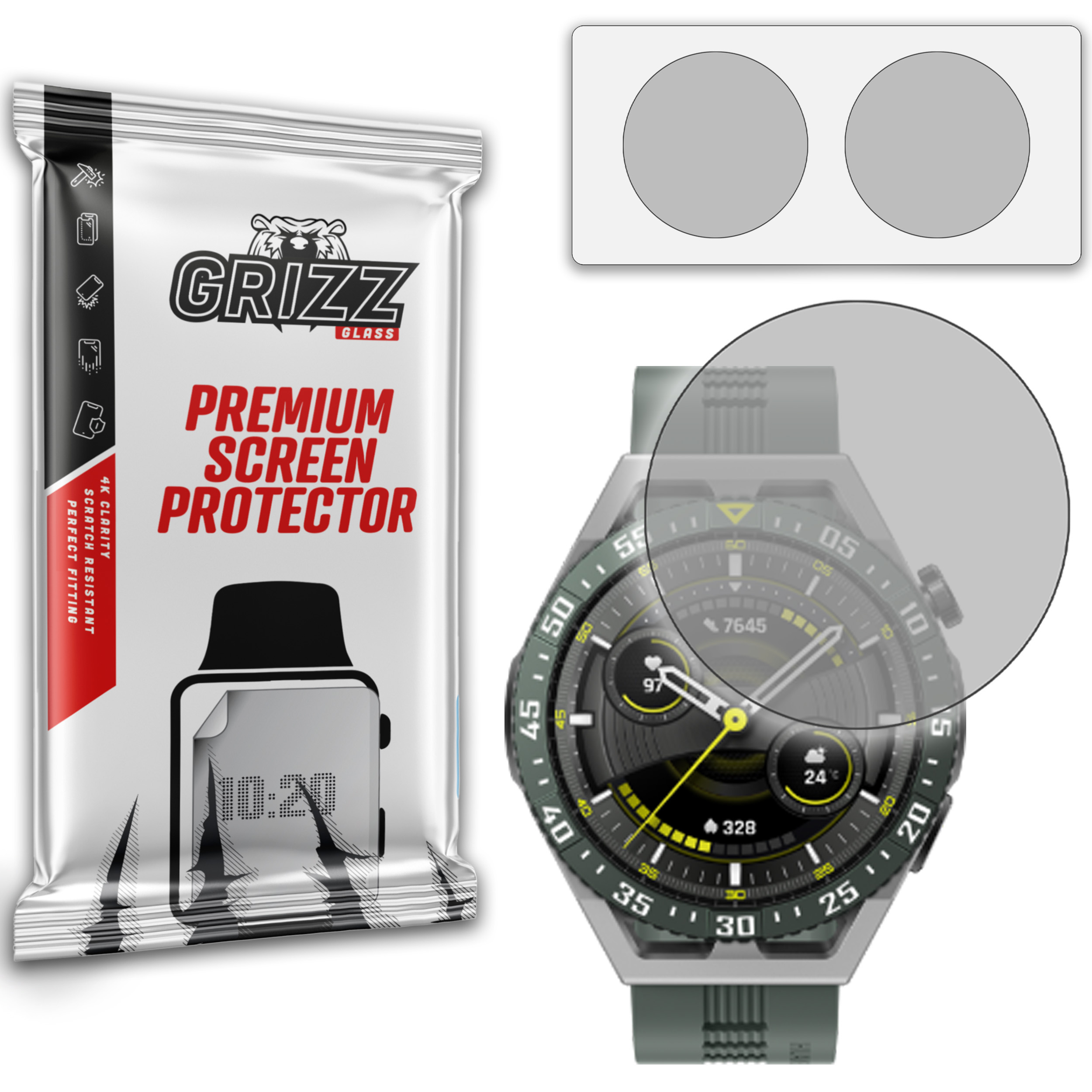 GrizzGlass PaperScreen Huawei Watch GT 3 SE 46mm