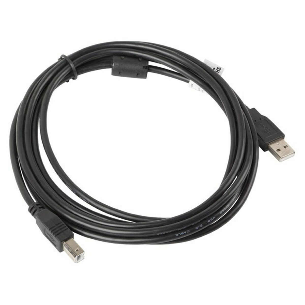 USB 2.0 A to USB B Cable Lanberg CA-USBA-11CC-0030-BK Black 3 m