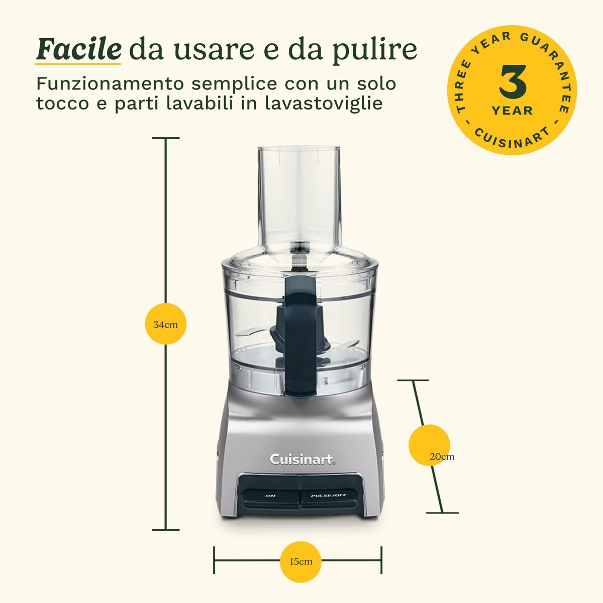 Mincer Cuisinart Silver