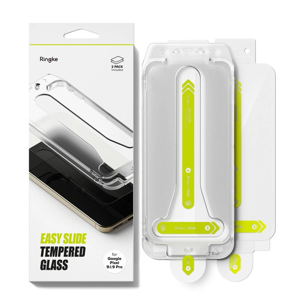 Ringke Easy Slide Google Pixel 9 / 9 Pro Clear [2 PACK]