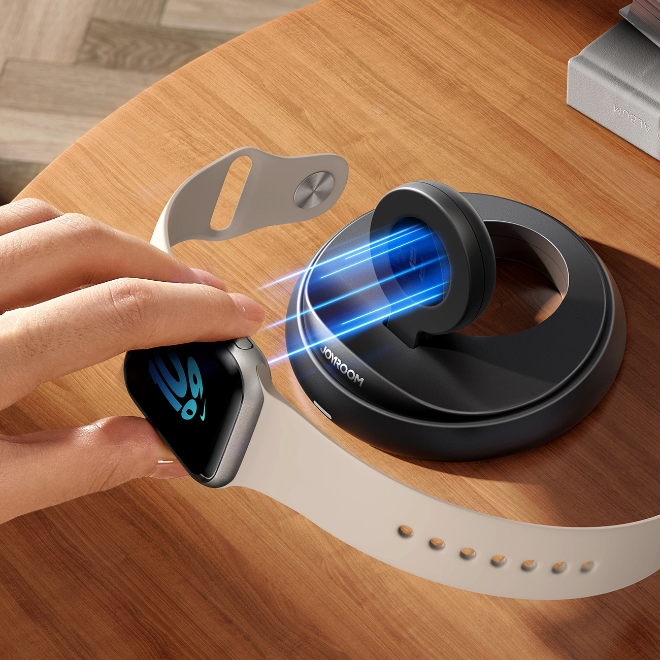 Joyroom JR-W12 wireless charger for Apple Watch black