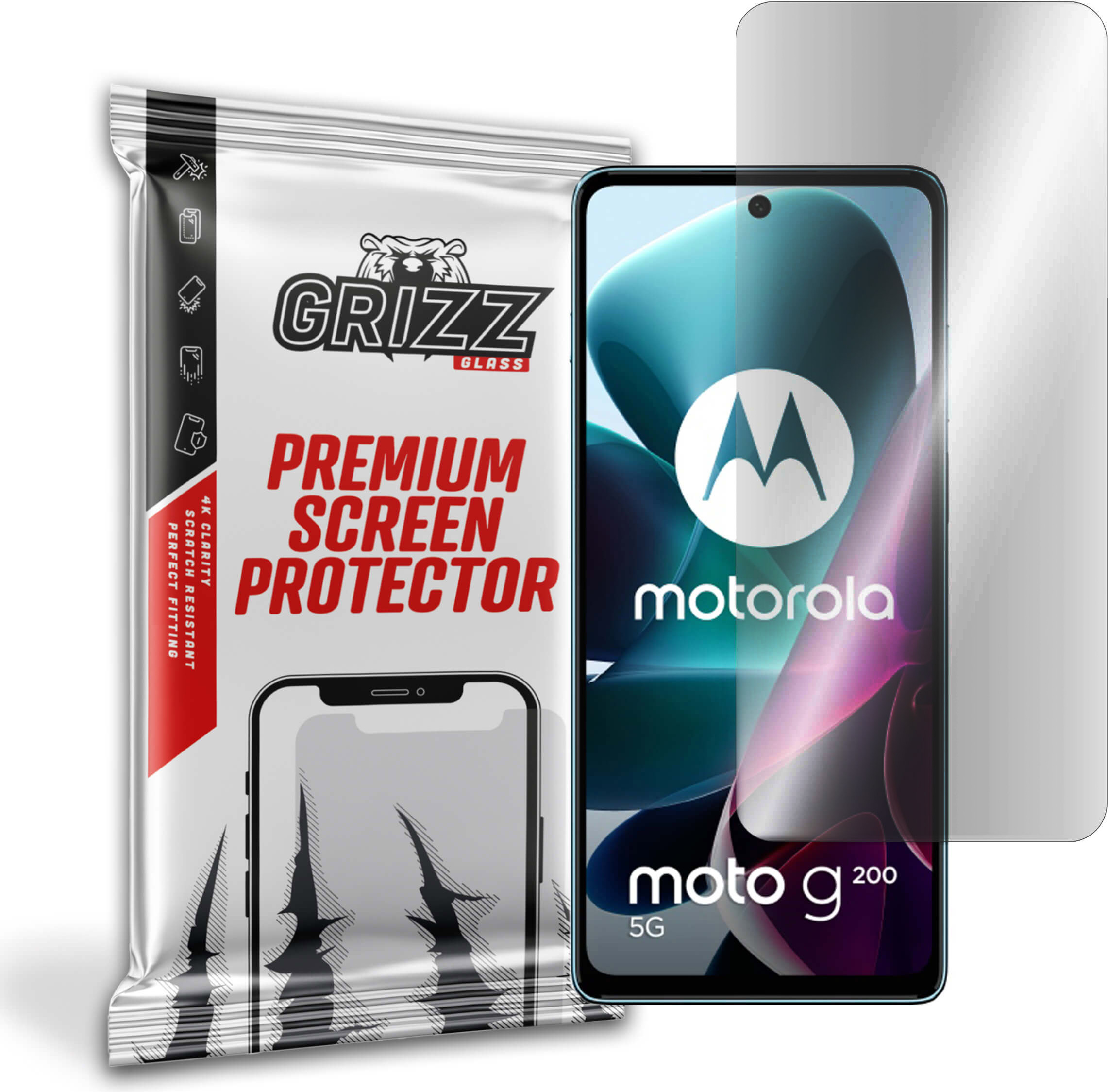 GrizzGlass PaperScreen Motorola Moto G200 5G