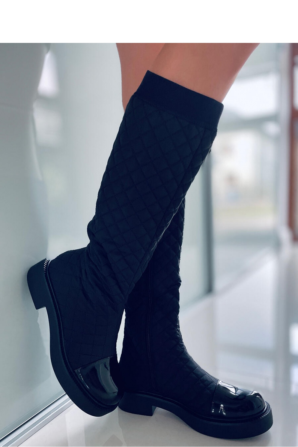 Offiziersstiefel model 172849 Inello schwarz Damen