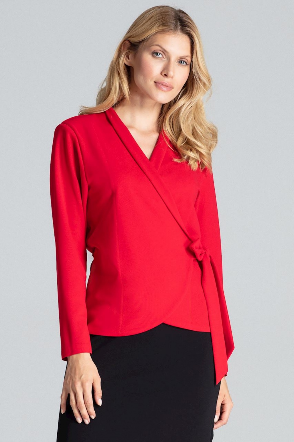  Blouse model 138271 Figl  red