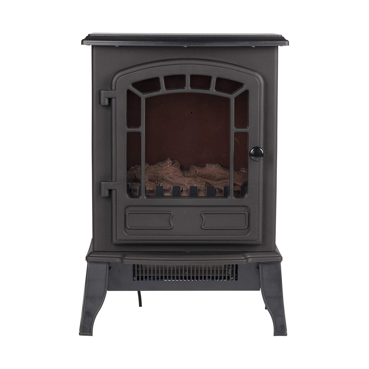 Decorative Electric Chimney Breast Classic Fire Torino Black 2000 W