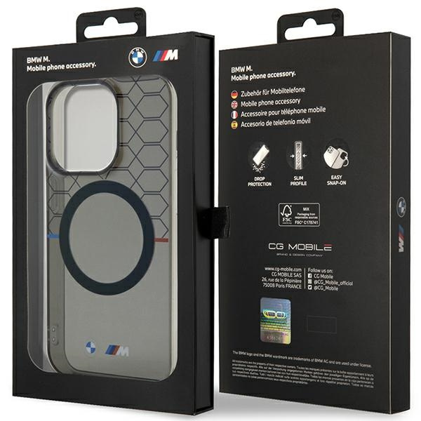 BMW BMHMP13LHGPK Apple iPhone 13 Pro / 13 Pattern MagSafe grey