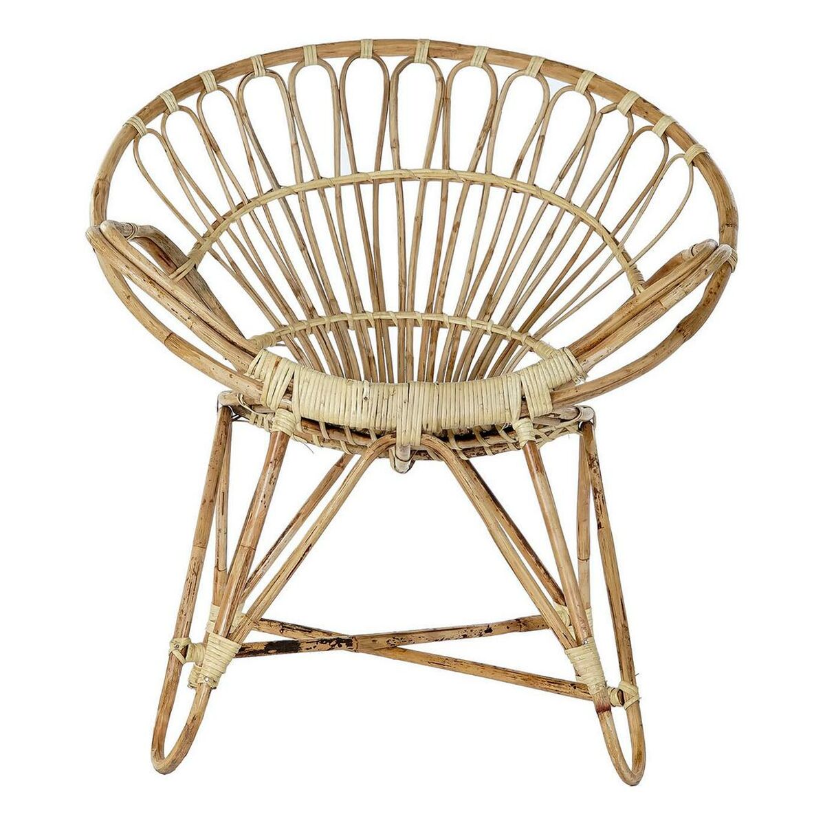 Garden chair DKD Home Decor 8424001825158 77 x 58 x 85 cm Rattan