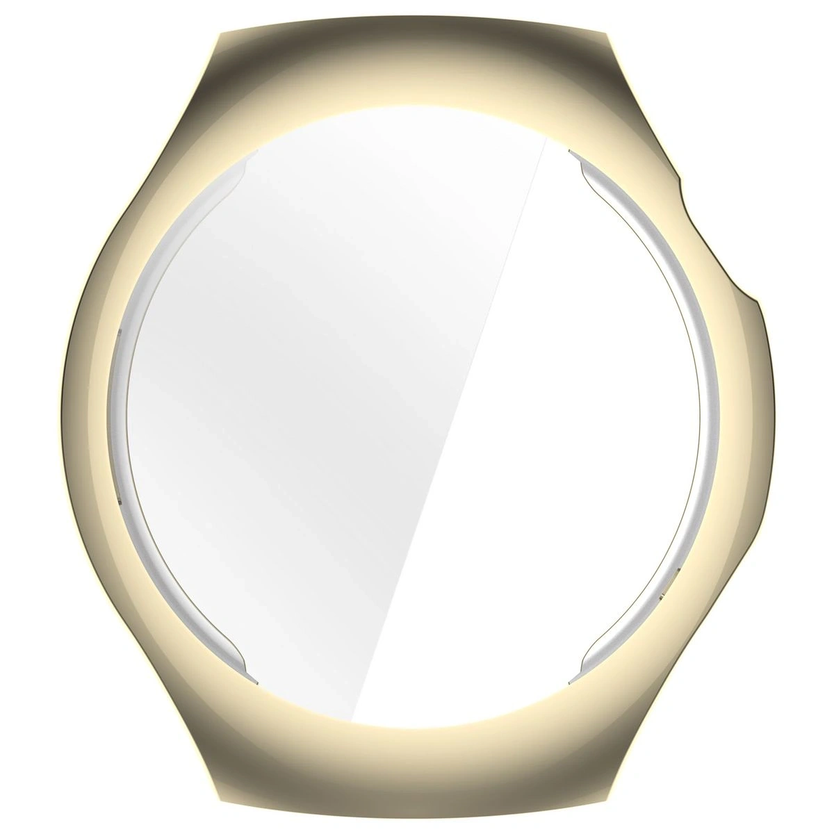 Etui z osłoną ekranu Bizon Case Watch Felipe do Huawei Watch 5 46mm złote