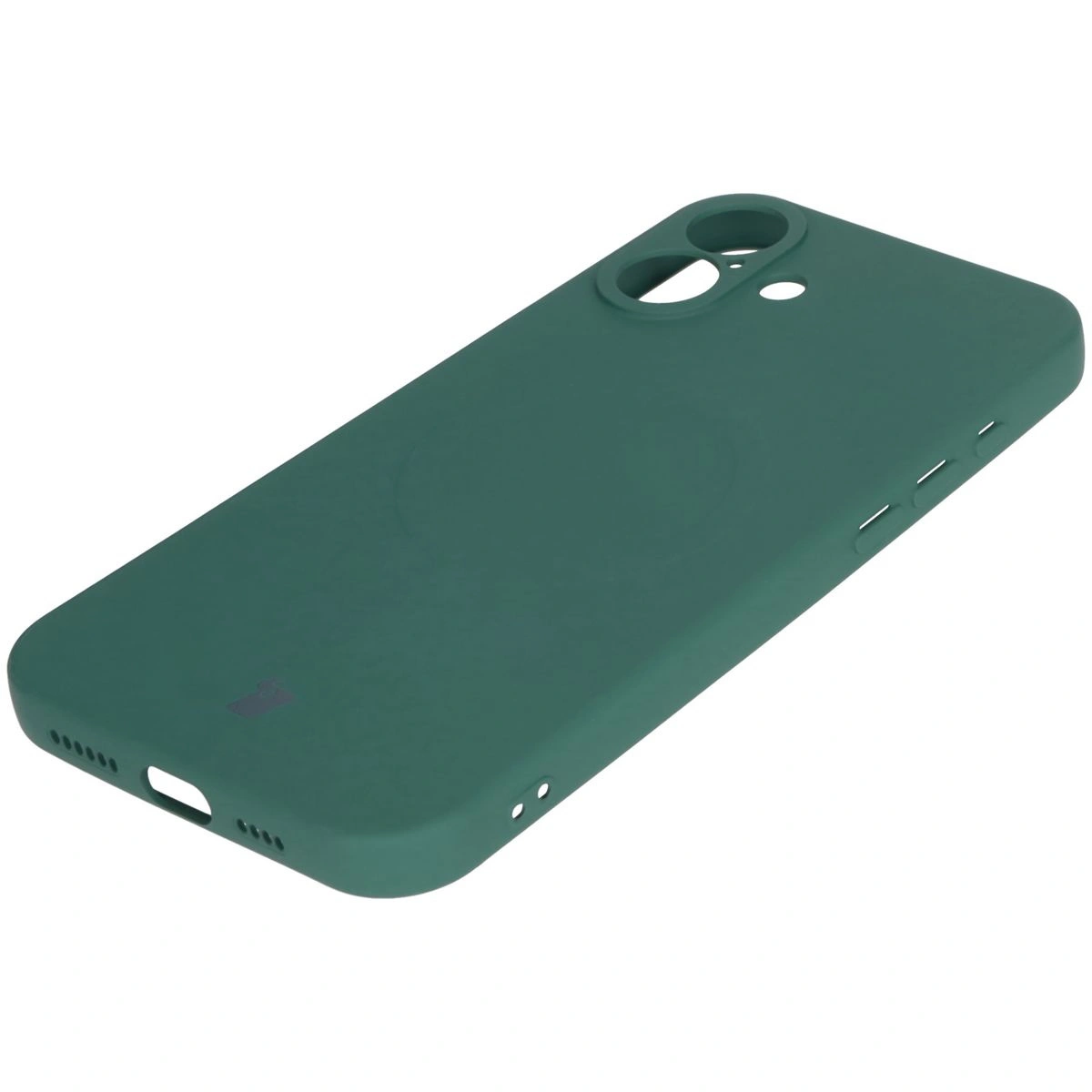 Bizon Case Silicone Magnetic Apple iPhone 16 dark green