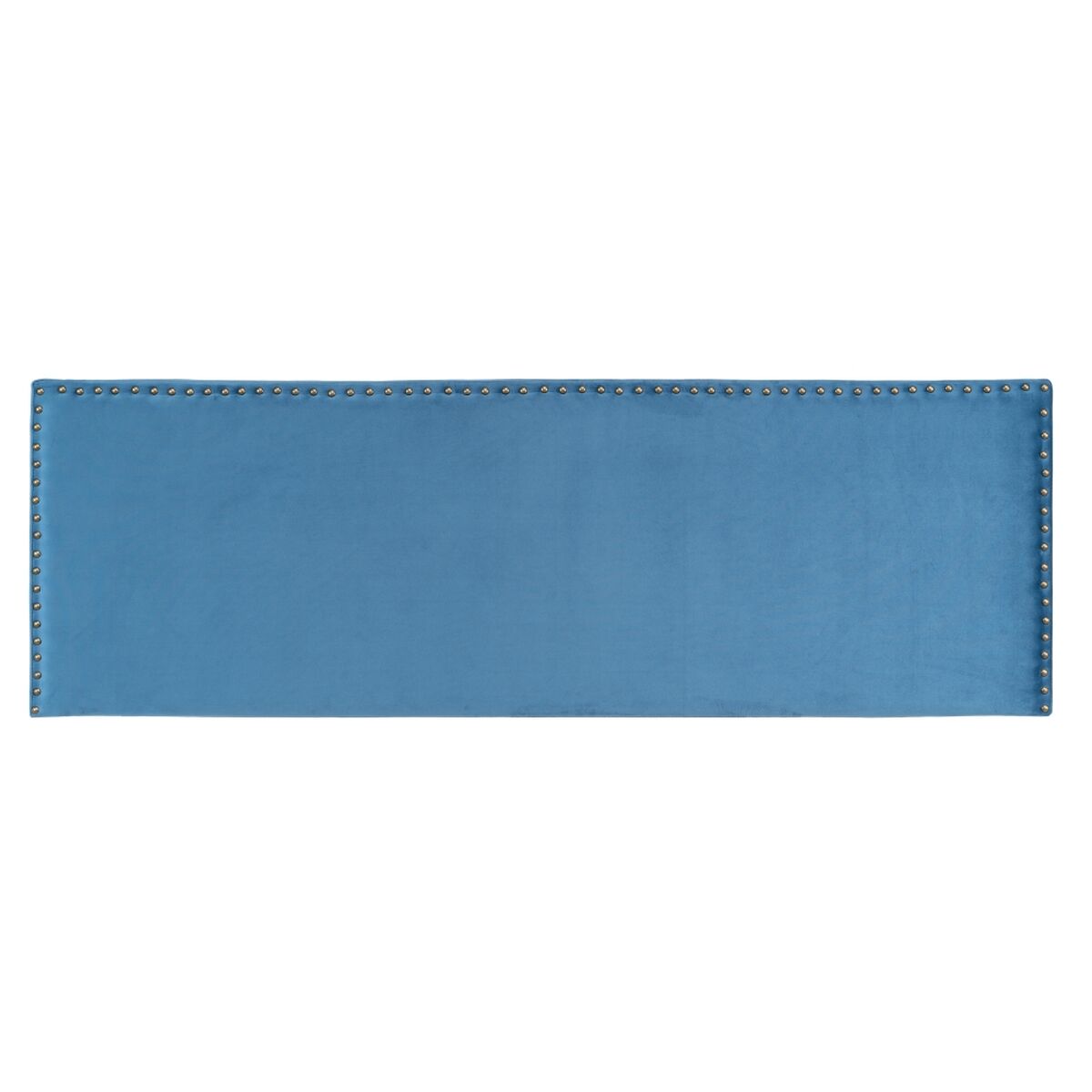 Headboard 180 x 6 x 60 cm Synthetic Fabric Blue