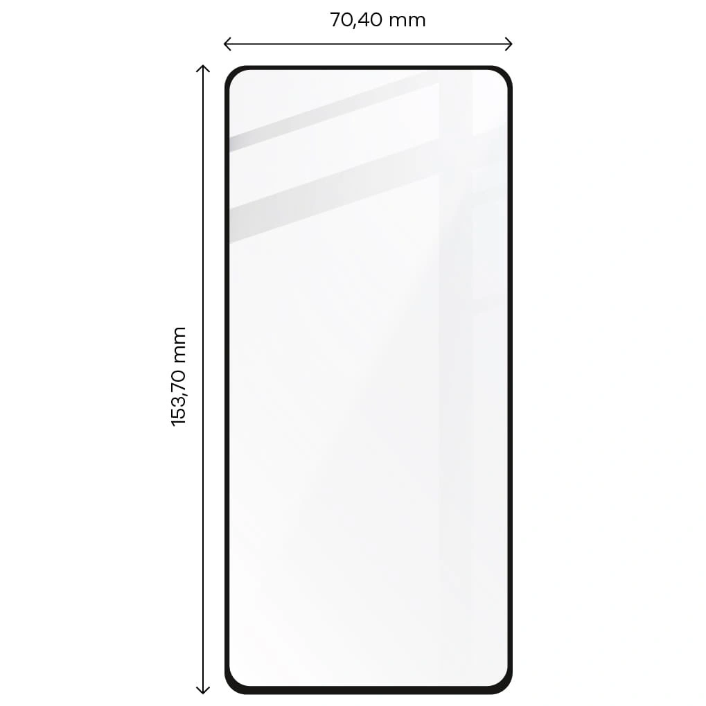 Bizon Glass Edge Xiaomi Mi 11 Lite / 5G / 5G NE black