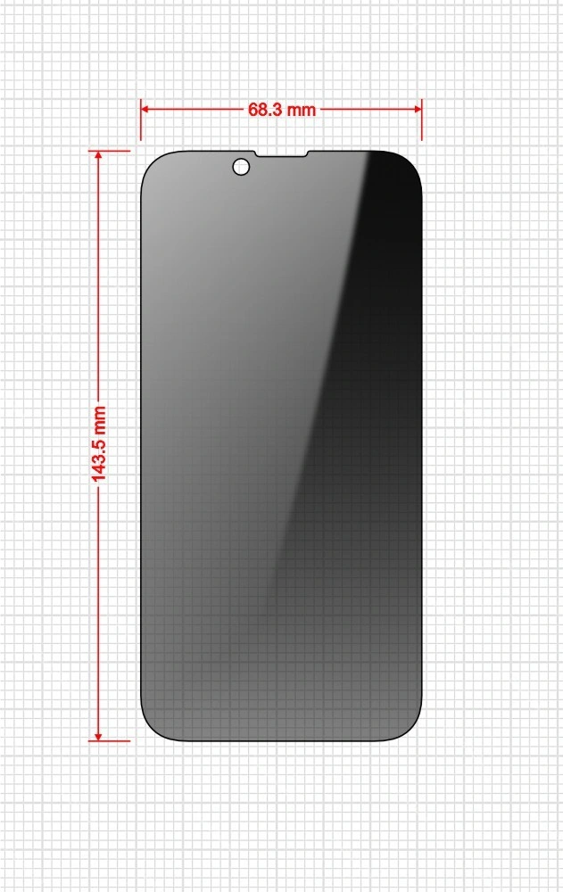 GrizzGlass SecretGlass Easy Apple iPhone 13 Pro [2 PACK]