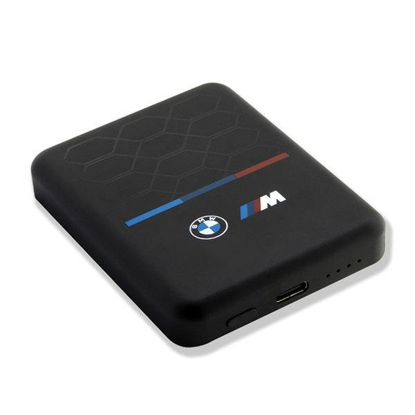 BMW induction powerbank BMPBMS5K22PGVK 15W 5000mAh + USB-C cable M Collection MagSafe black