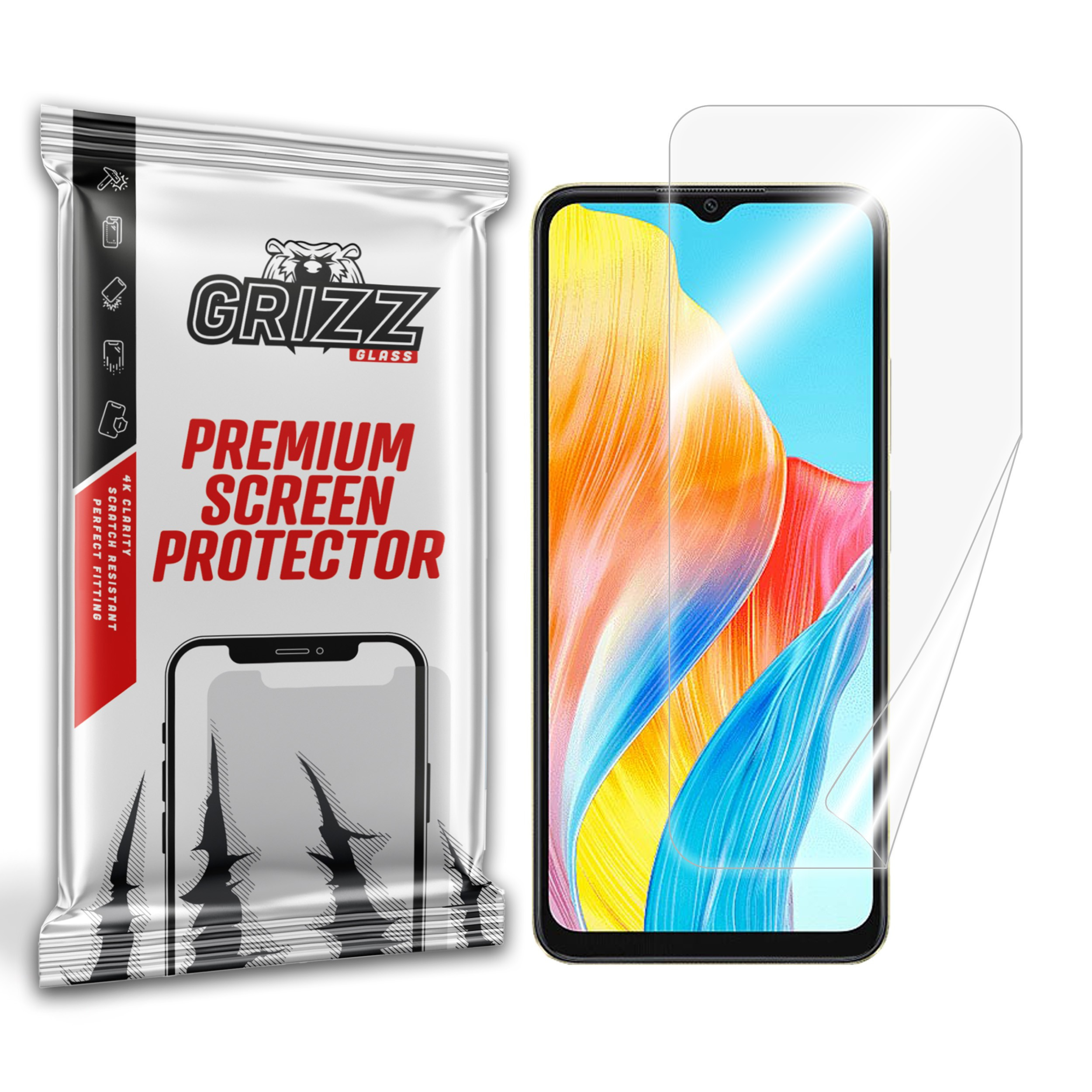 GrizzGlass CeramicFilm Oppo A38