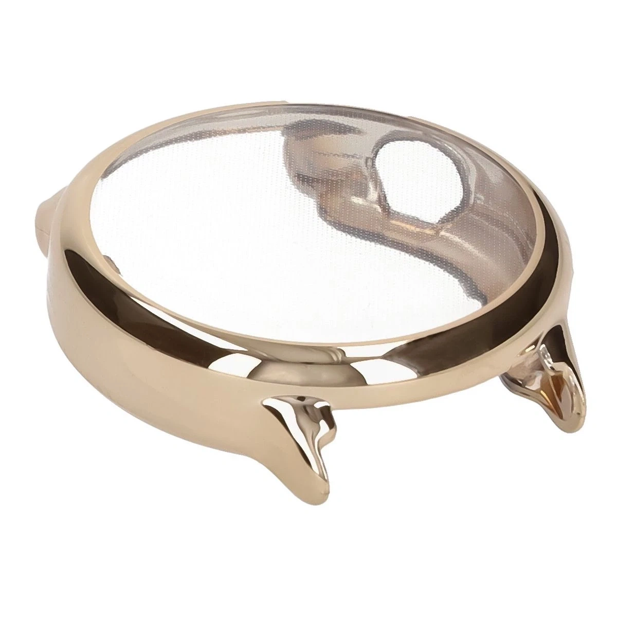 Etui z osłoną ekranu Bizon Case Watch Felipe do Garmin Vivoactive 6 złote